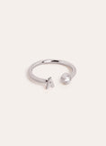 Anillo Personalizado Letter Spark Plata