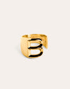 Letter Signet Personalized Gold Ring