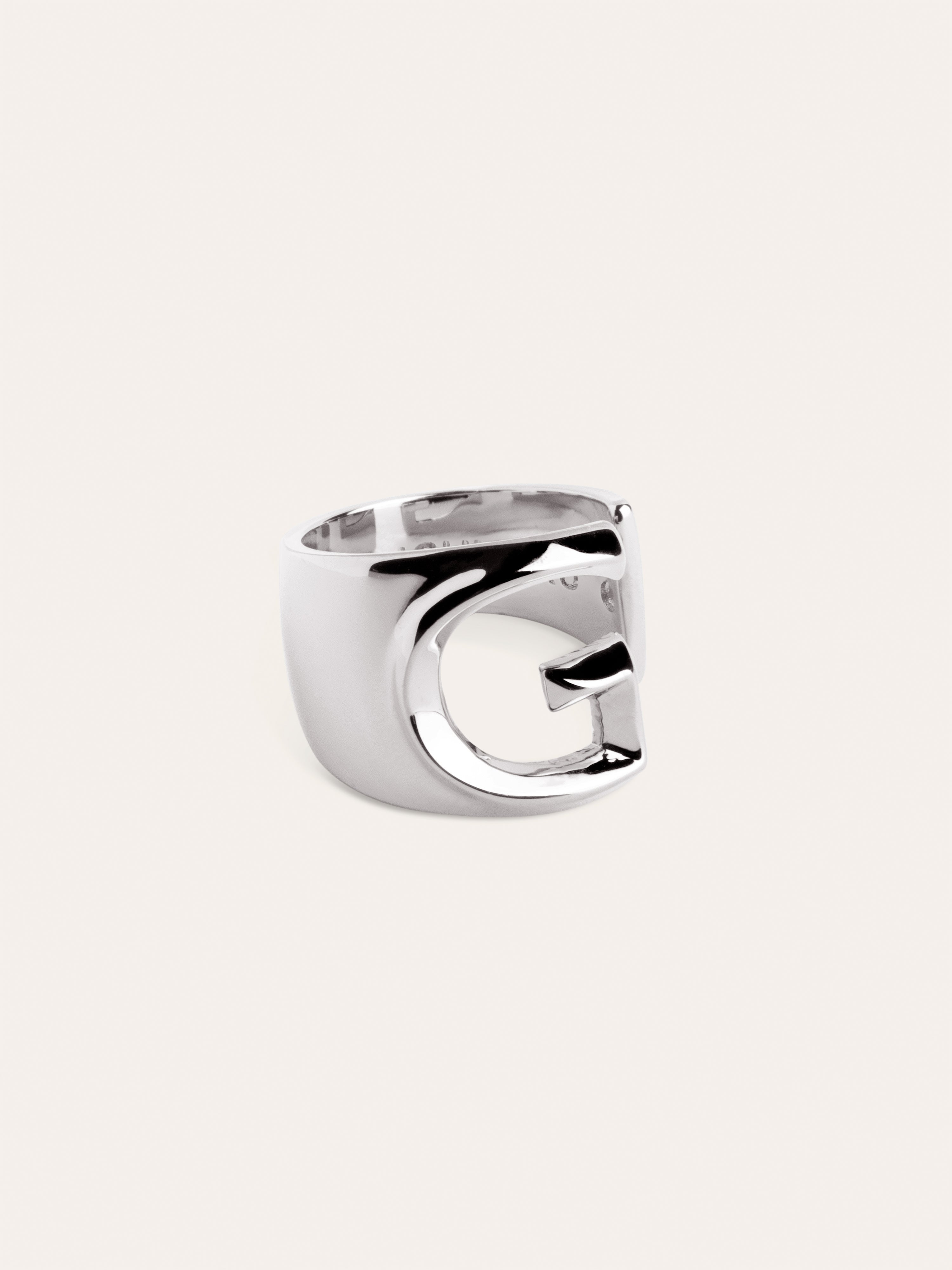 Letter Signet Personalized Ring