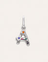 Personalized Initial Charm Organic Colors