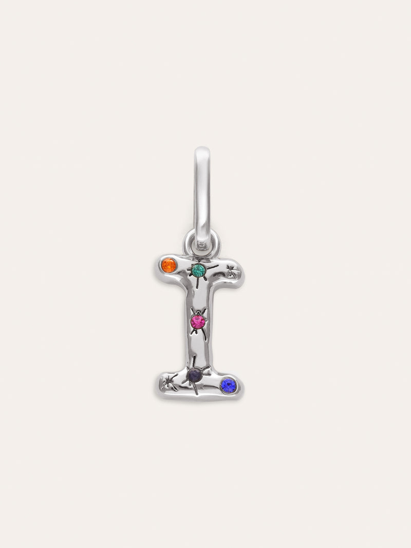 Personalized Initial Charm Organic Colors