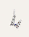 Personalized Initial Charm Organic Colors