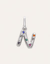 Personalized Initial Charm Organic Colors