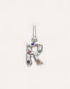 Personalized Initial Charm Organic Colors