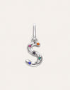 Personalized Initial Charm Organic Colors