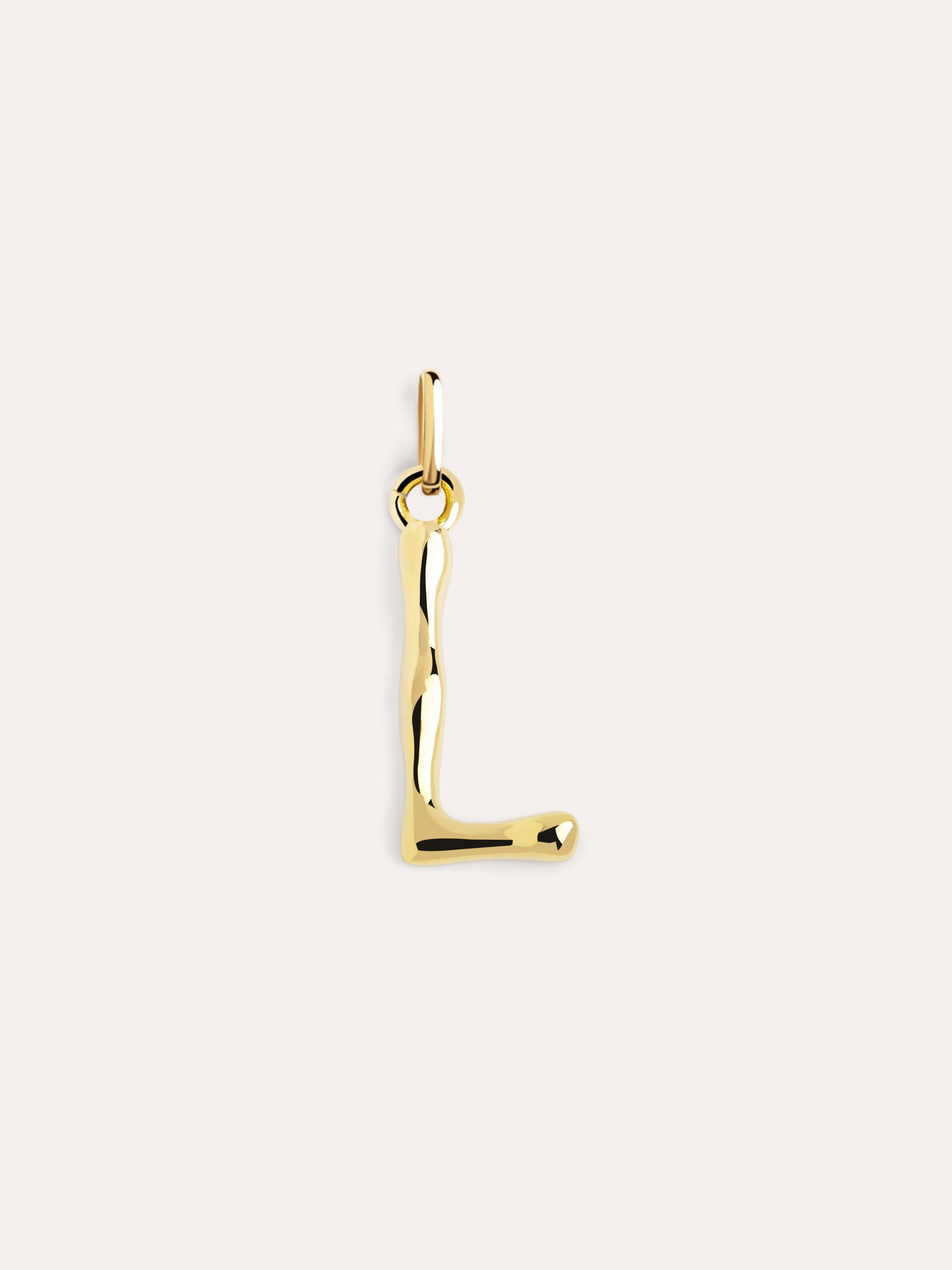 Letter XL Gold Charm