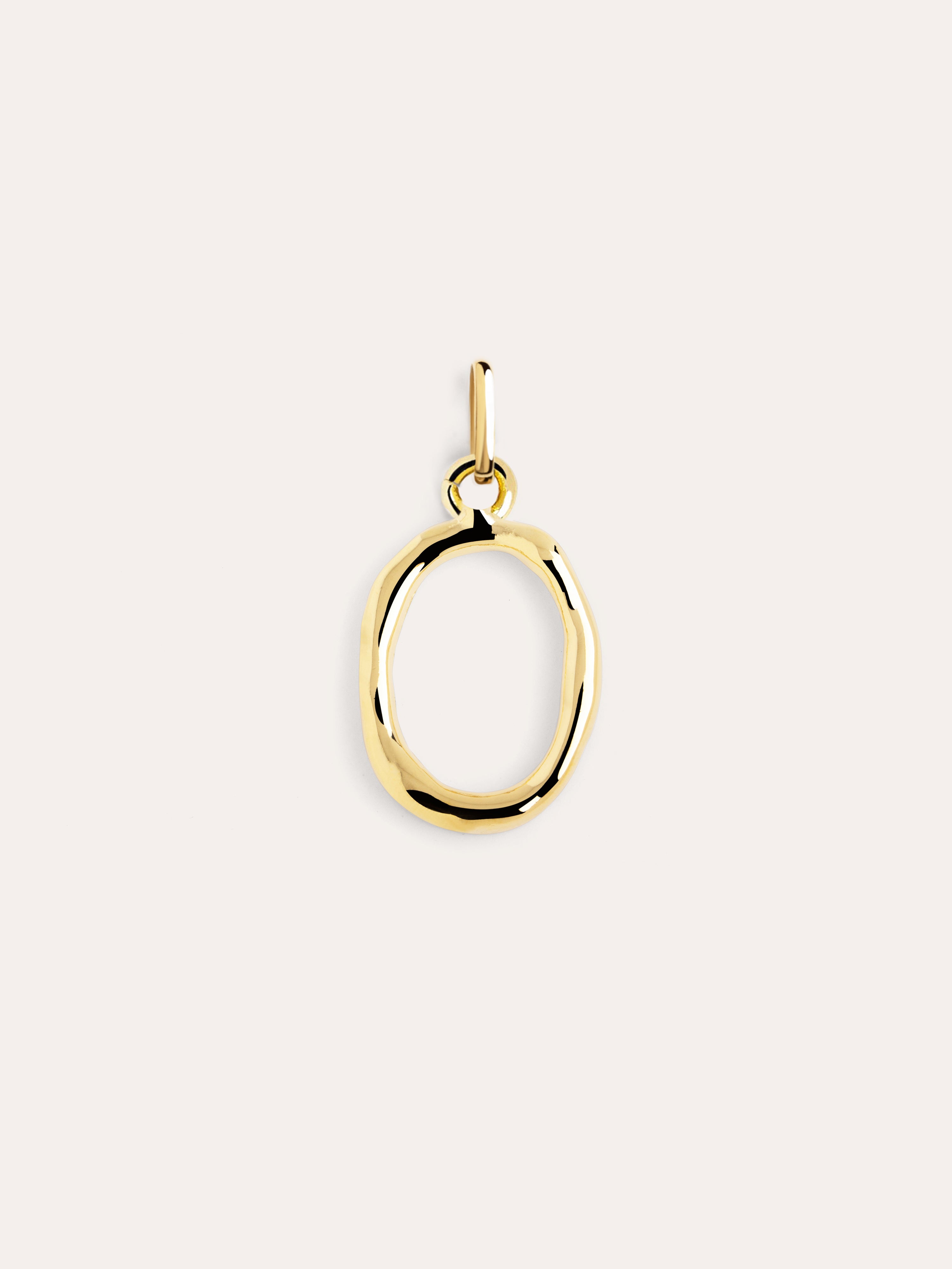 Charm Letter XL 18kt Gold Plated
