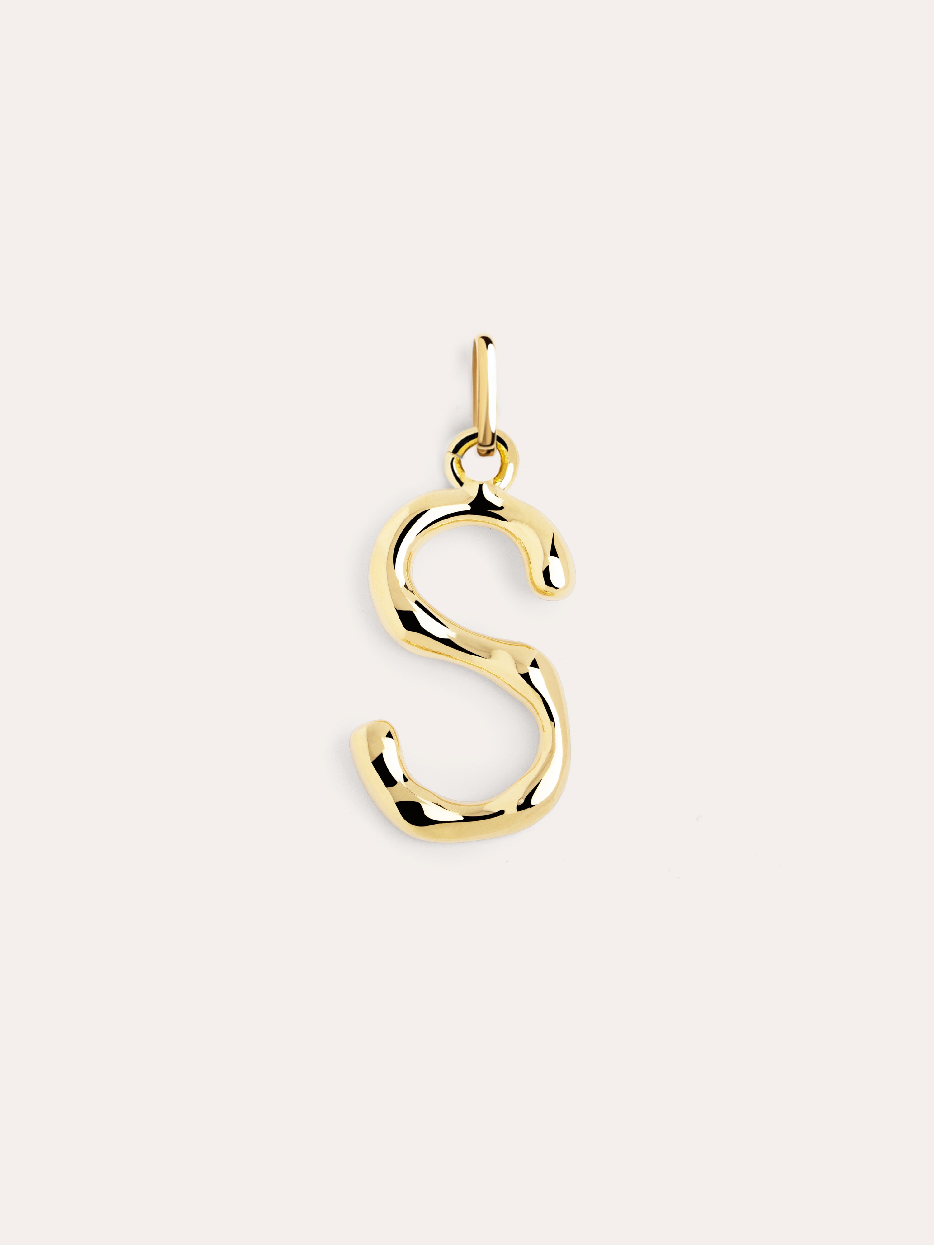 Letter XL Gold Charm