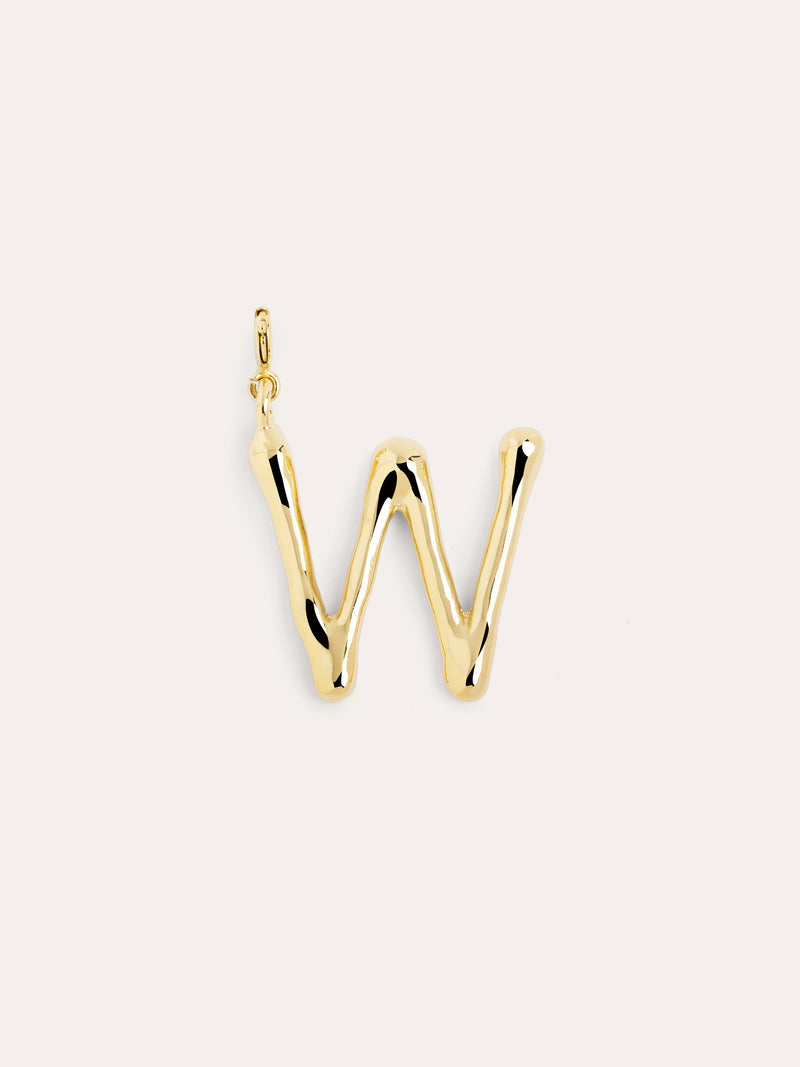 Letter XL Gold Charm