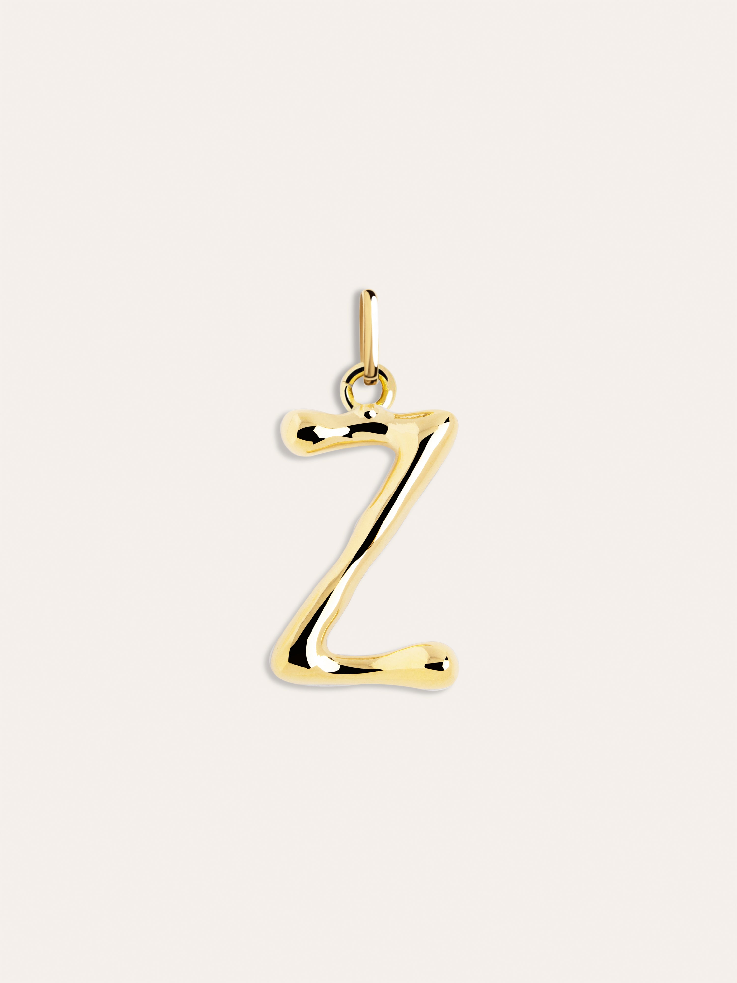 Charm Letter XL 18kt Gold Plated