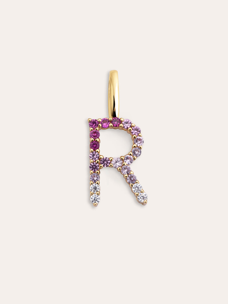 Charm Letter Spark Sakura Baño Oro