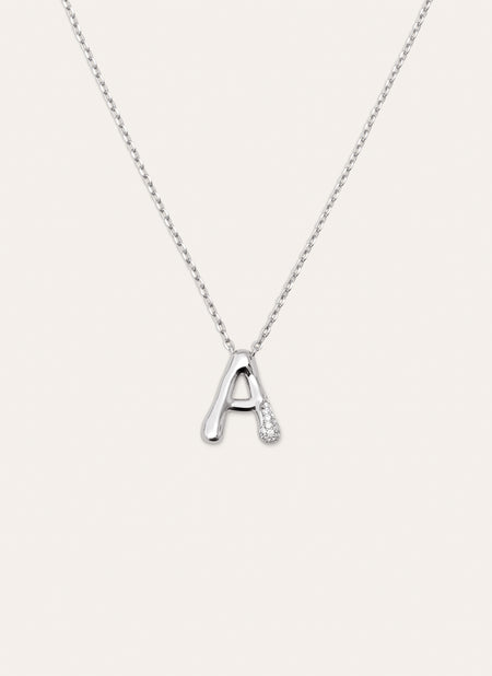 Personalized Shiny Letter Necklace