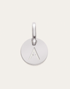 Mini Medallion Letter Acero