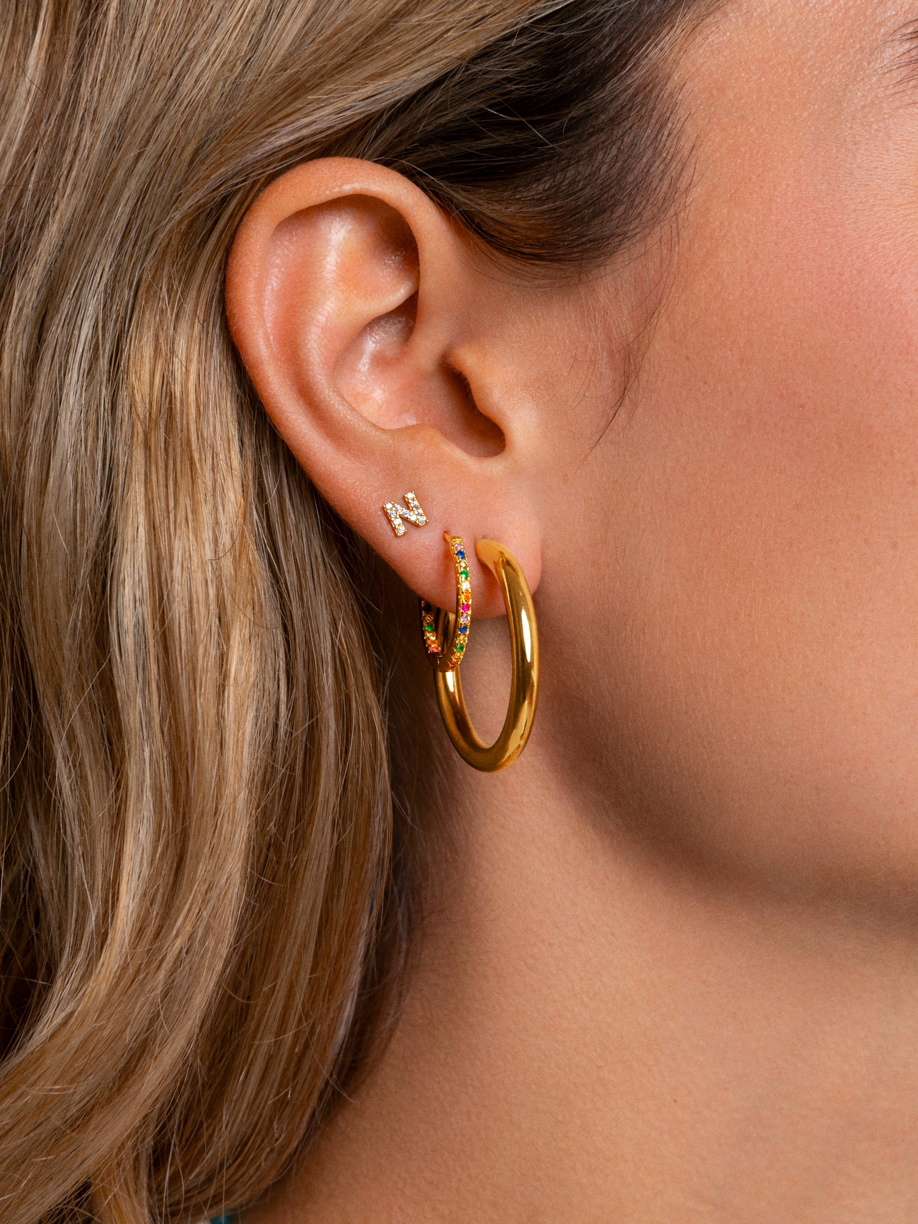 Gleam Colors Gold Earrings