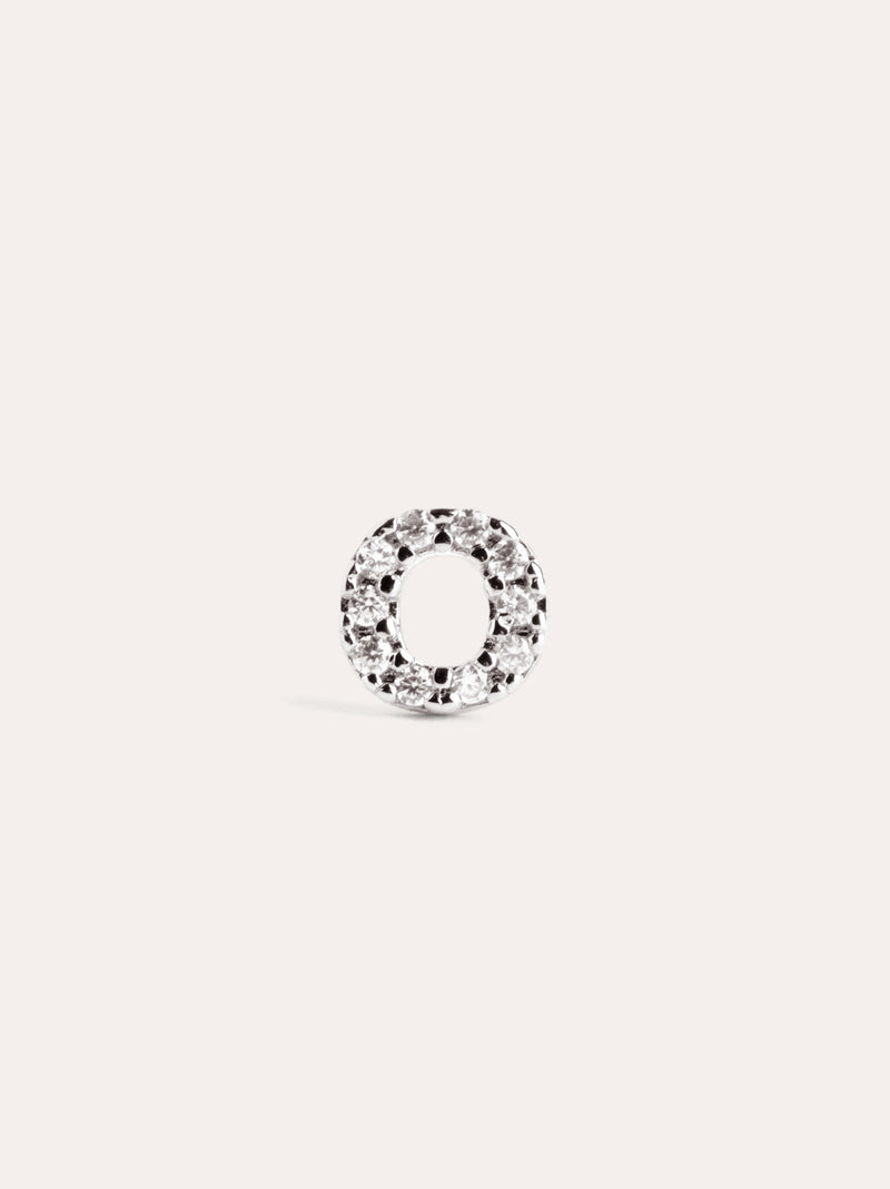 Pendiente Suelto Letter Sparks Plata