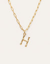 Chic Letter XL Personalized Gold Necklace