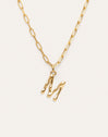Chic Letter XL Personalized Gold Necklace