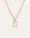 Chic Letter XL Personalized Gold Necklace
