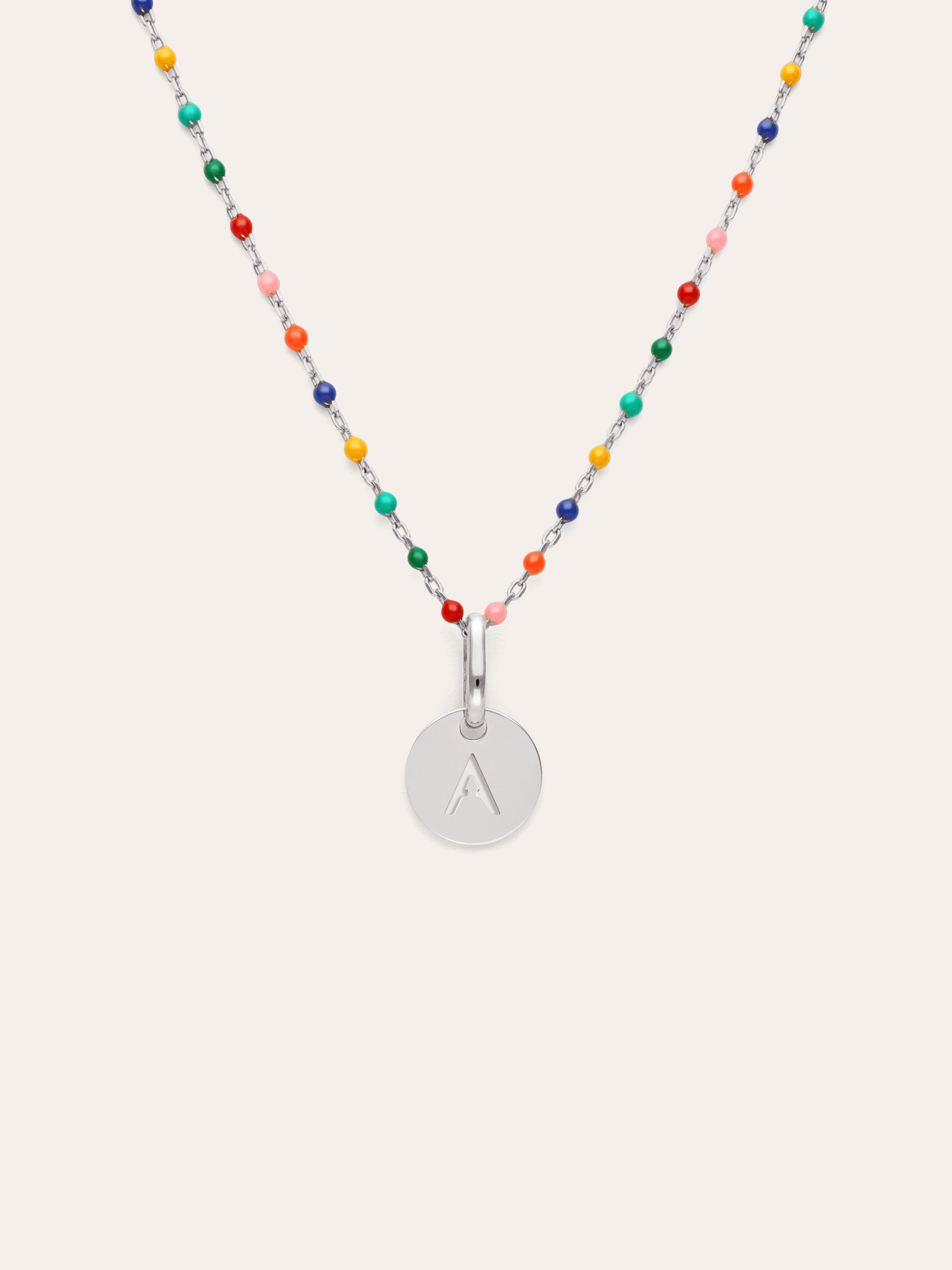 Collar Personalizado Colors Enamel Letter