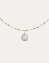 Personalized Necklace Colors Enamel Letter