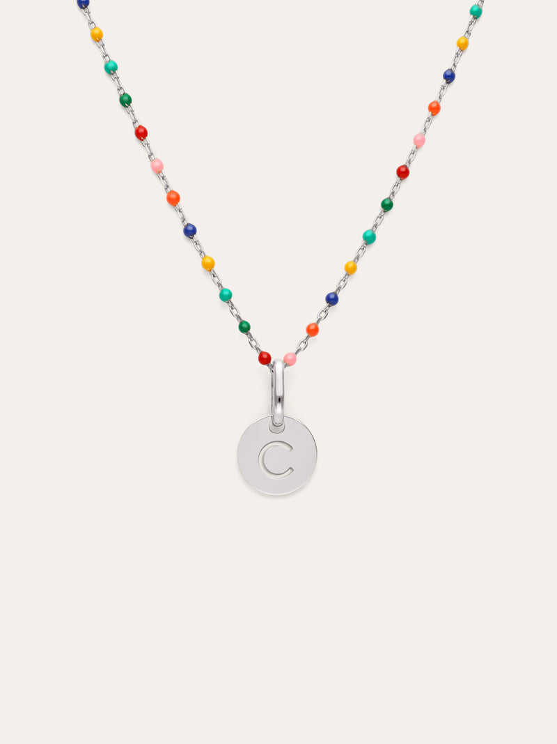 Collar Personalizado Colors Enamel Letter