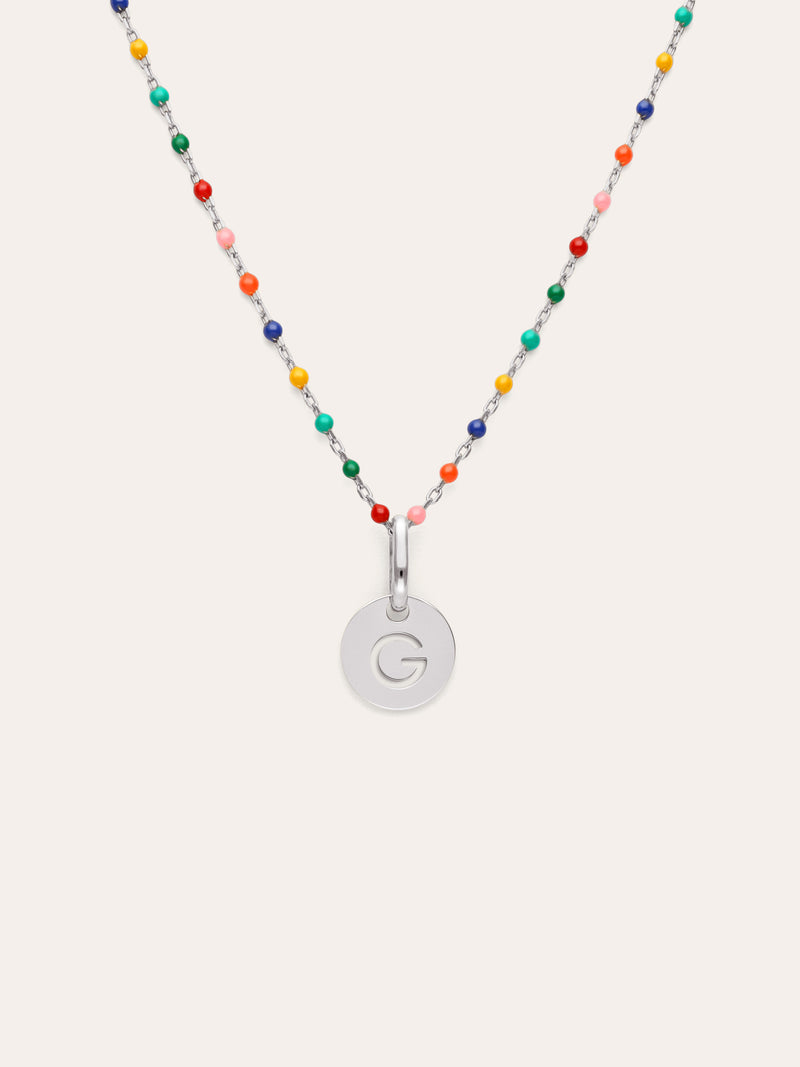 Collar Personalizado Colors Enamel Letter