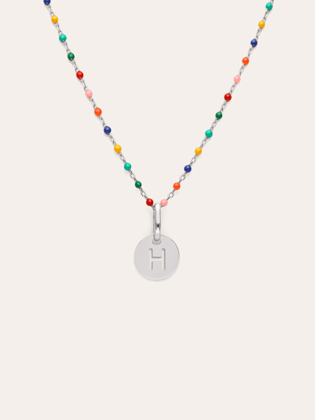 Collar Personalizado Colors Enamel Letter