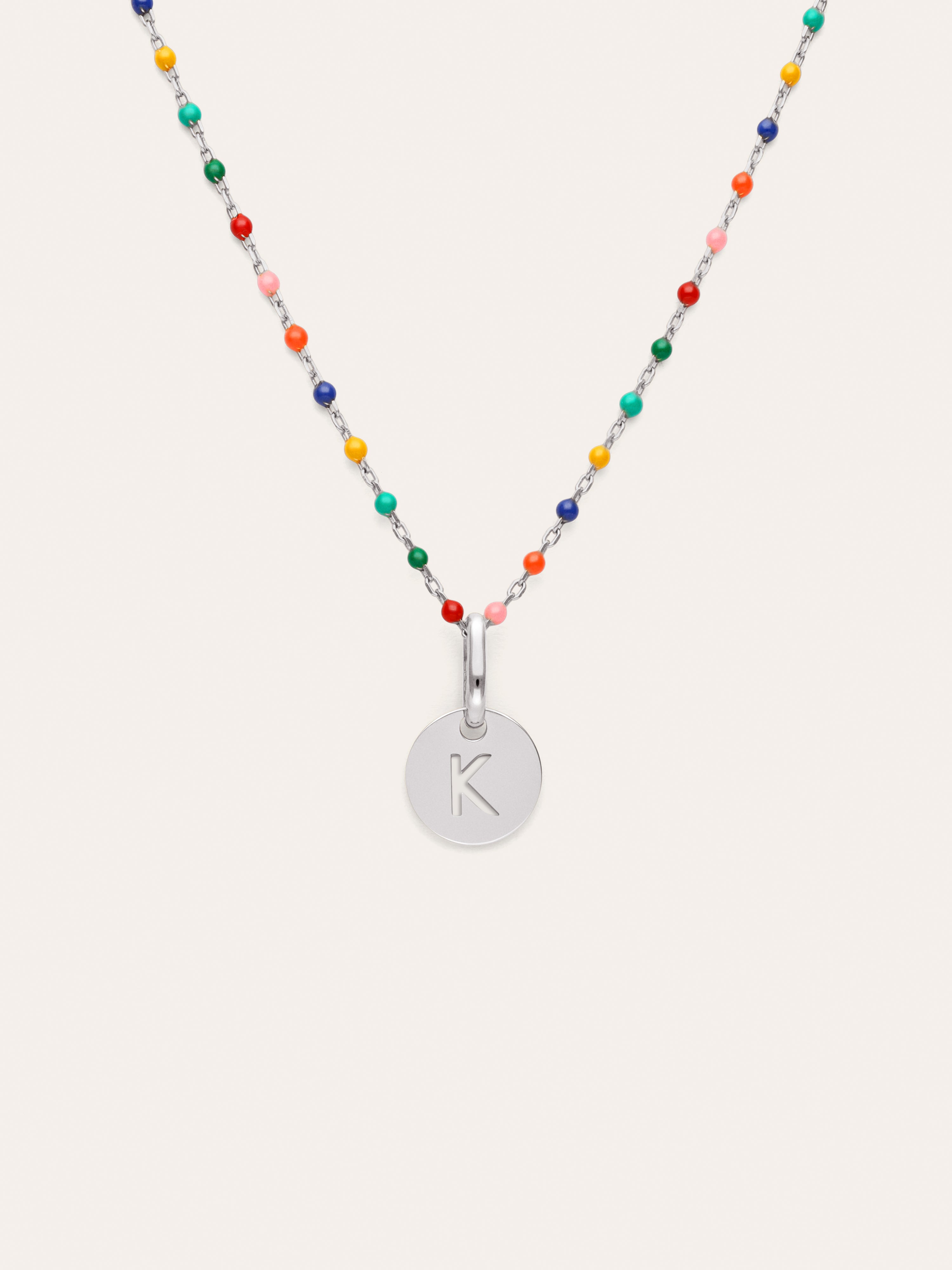 Collar Personalizado Colors Enamel Letter
