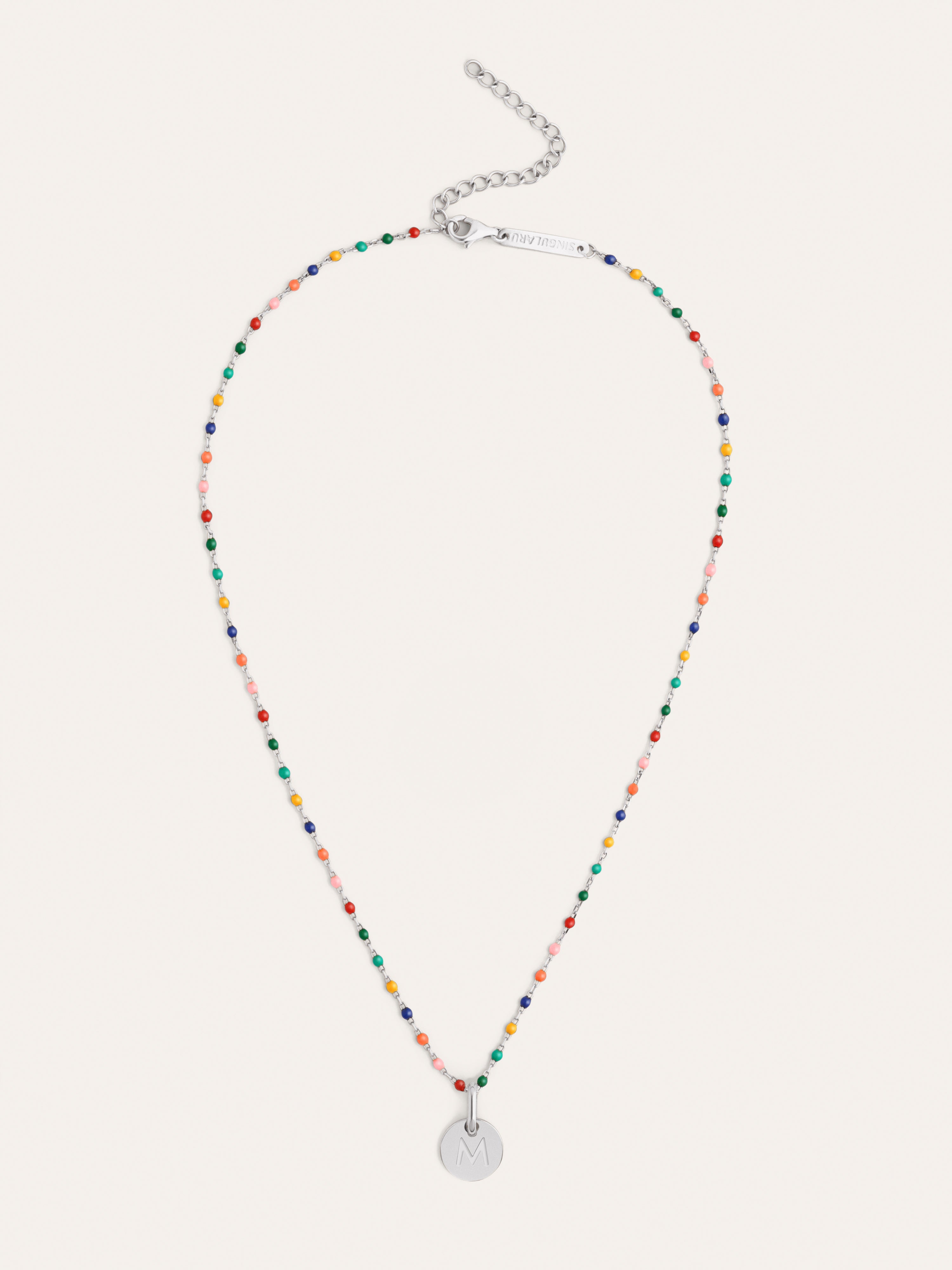 Collar Personalizado Colors Enamel Letter