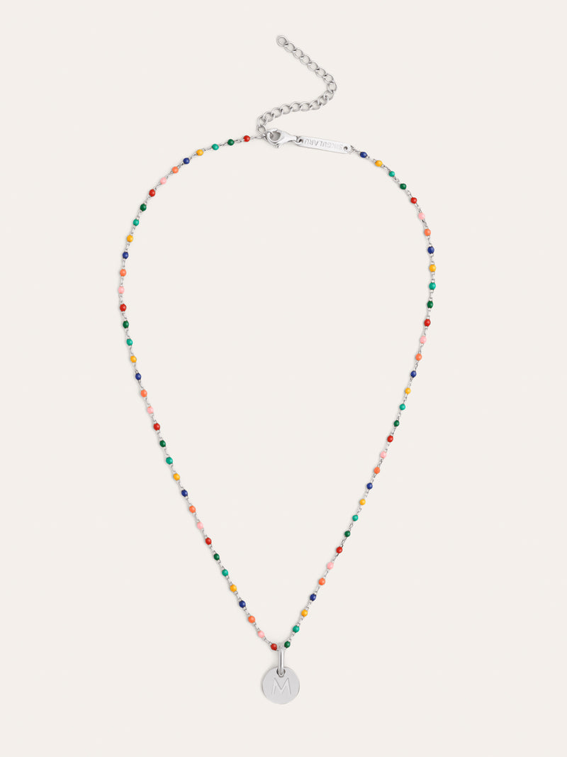 Collar Personalizado Colors Enamel Letter