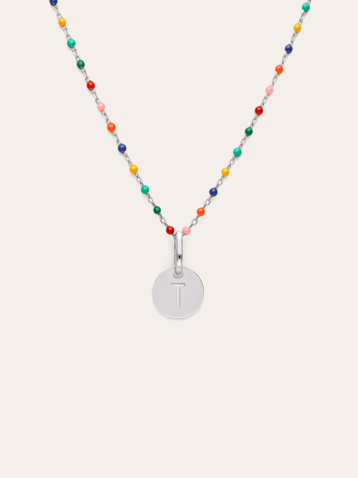 Collar Personalizado Colors Enamel Letter