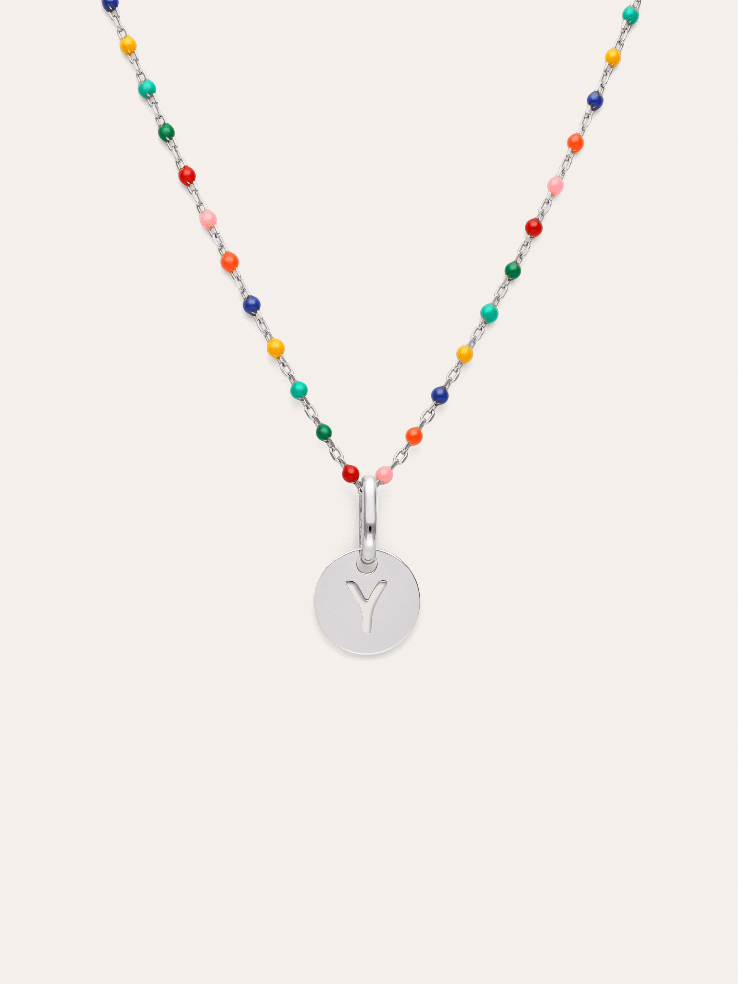 Collar Personalizado Colors Enamel Letter