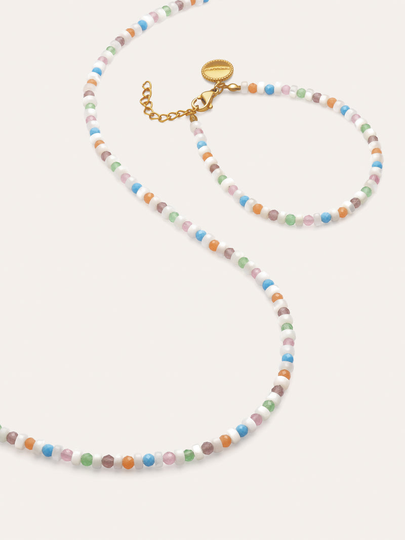 Gift Pack Bracelet and Necklace Nacary Colors