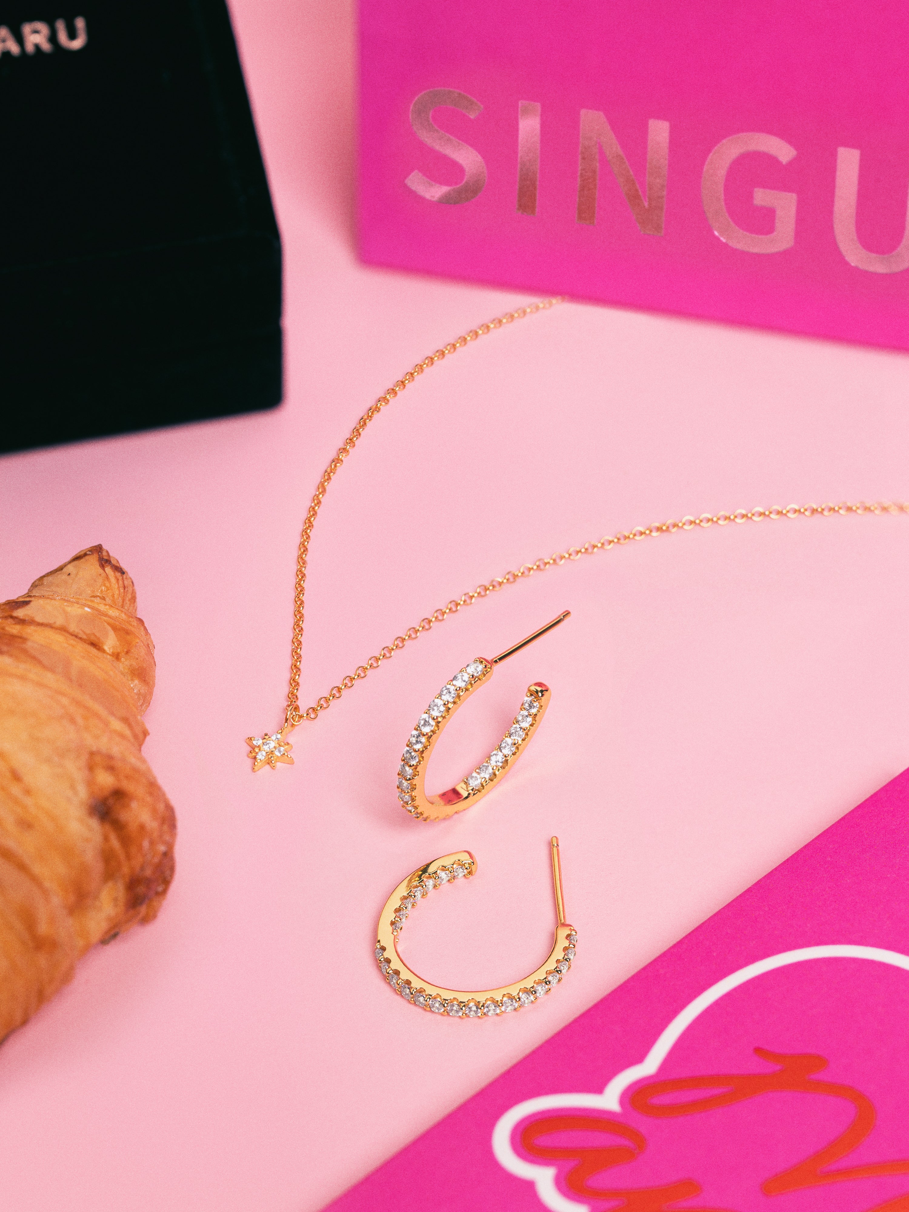 Scarlett S Gold Hoop Earrings