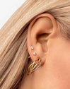Mini Spark Gold Single Earring