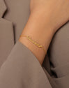 Carrie Personalized Gold Bracelet