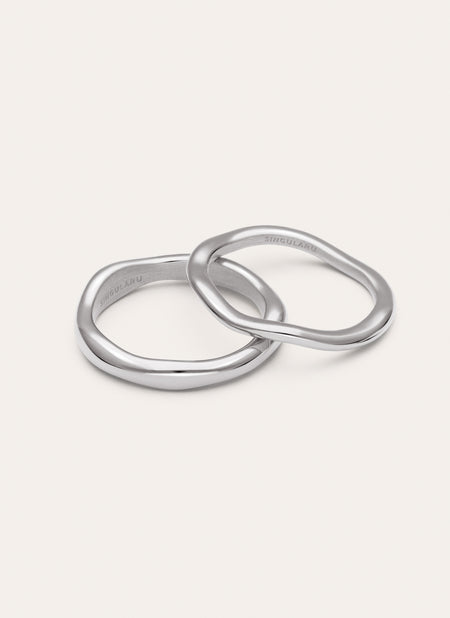 Nea Stainless Steel 2 Pack Rings
