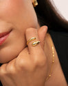 Abbraccio Gold Ring 