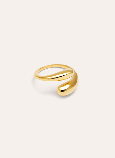 Abbraccio Gold Ring 