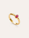 Imagen detalle de Anillo Alma Rosé Baño Oro