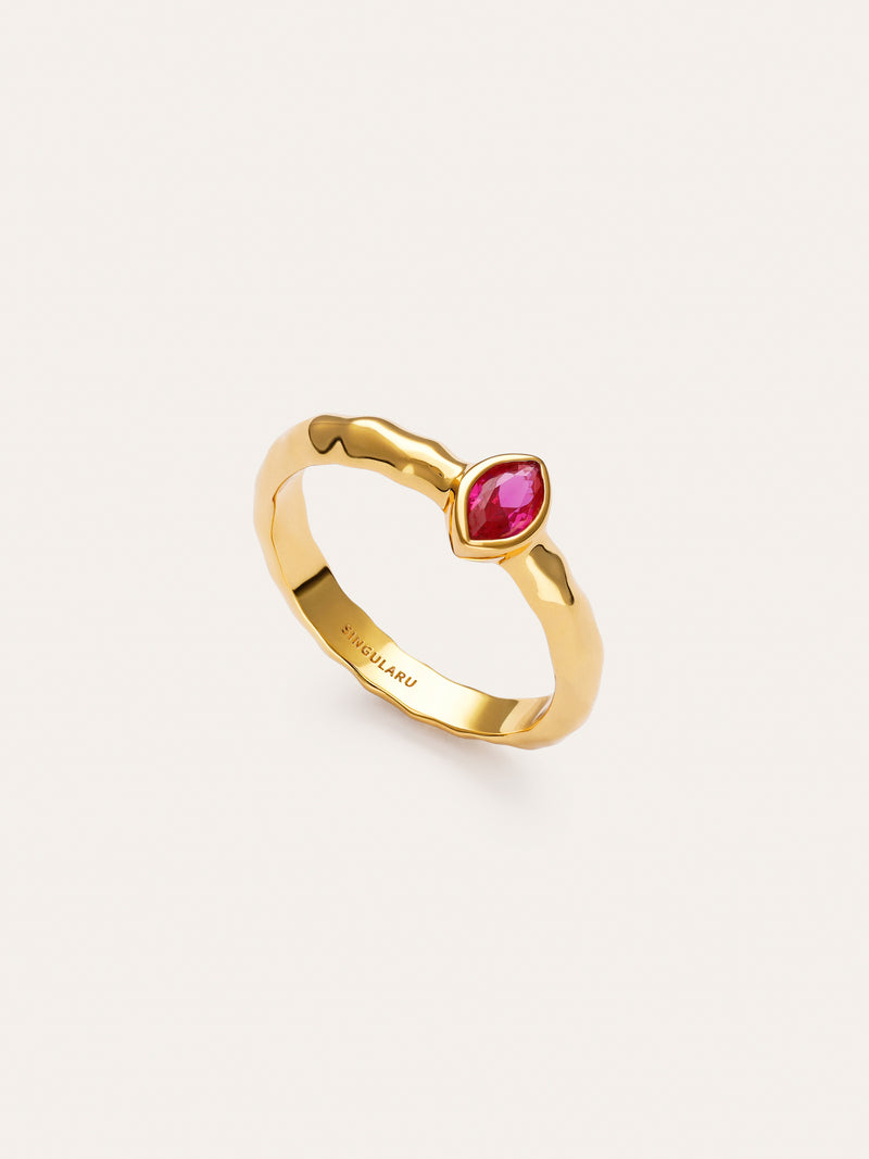 Anillo Alma Rosé Baño Oro