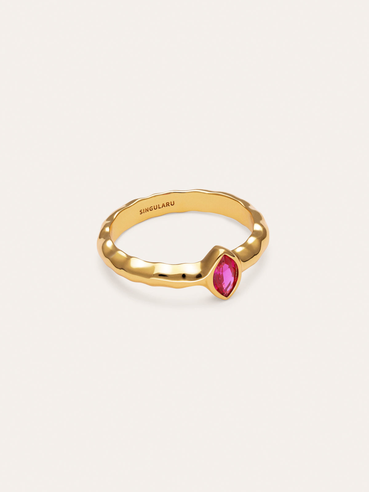Anillo Alma Rosé Baño Oro