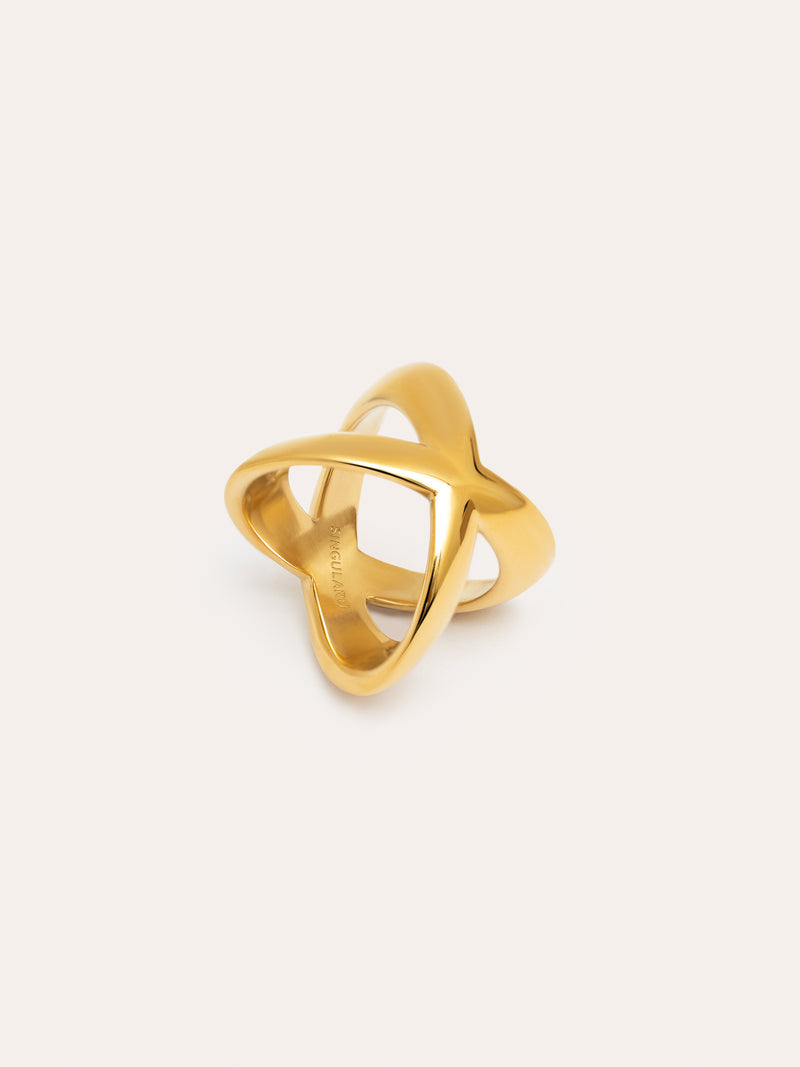 Always Stainless Steel Gold Ring