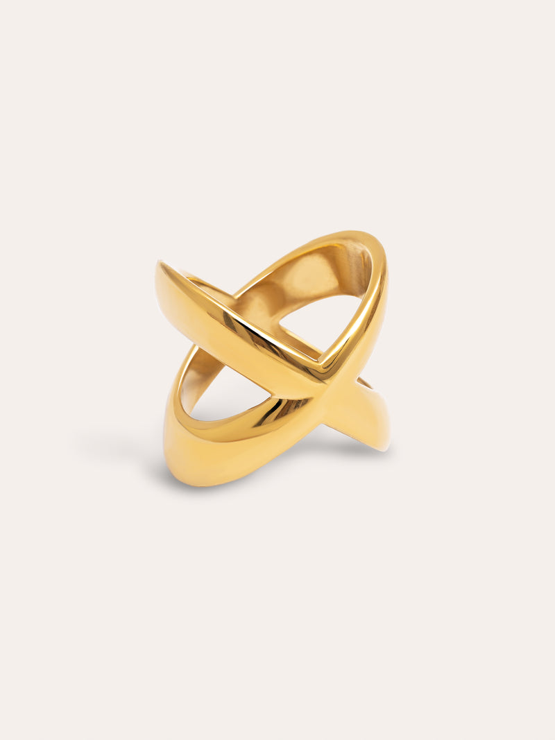 Always Stainless Steel Gold Ring