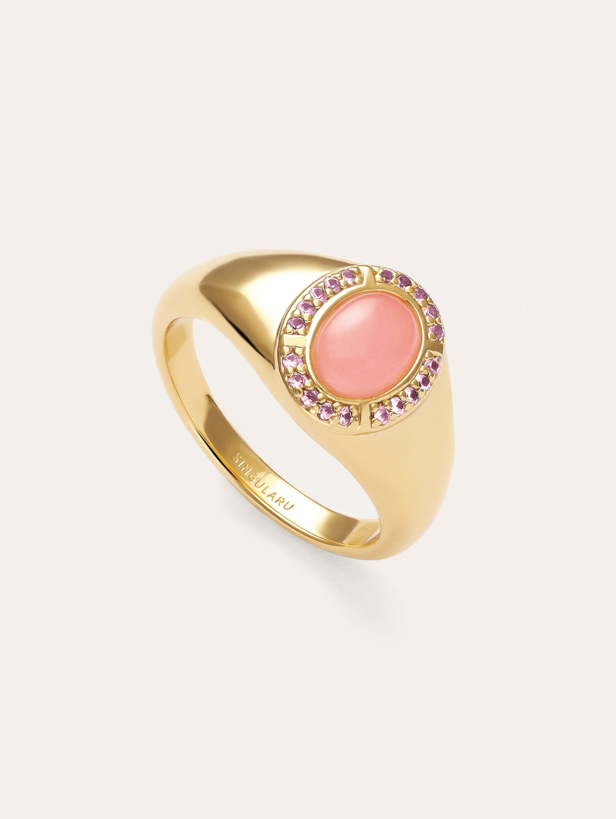 Amanda Pink Gold Ring – SINGULARU