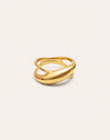 Anillo Ariel Acero Baño Oro