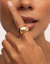 Bomb Color Stars Gold Ring 