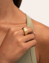Bomb Color Stars Gold Ring 