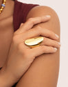 Bohemian Stainless Steel Gold Ring