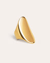 Boho Steel Gold Ring 